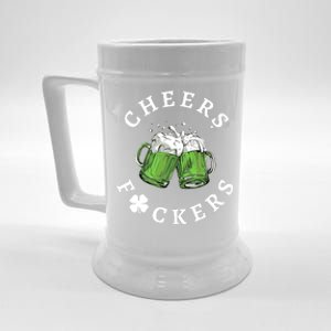 Cheers Feckers Friends Beer Lover Beer Stein