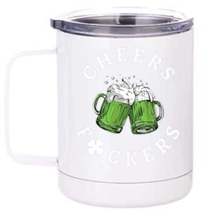 Cheers Feckers Friends Beer Lover 12 oz Stainless Steel Tumbler Cup