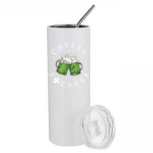 Cheers Feckers Friends Beer Lover Stainless Steel Tumbler