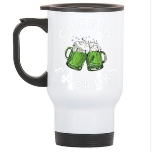 Cheers Feckers Friends Beer Lover Stainless Steel Travel Mug