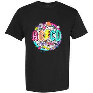 Cute Funny For Prek Teacher Abcd Rock Prek Rocks Garment-Dyed Heavyweight T-Shirt