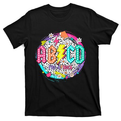 Cute Funny For Prek Teacher Abcd Rock Prek Rocks T-Shirt