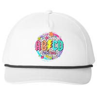 Cute Funny For Prek Teacher Abcd Rock Prek Rocks Snapback Five-Panel Rope Hat