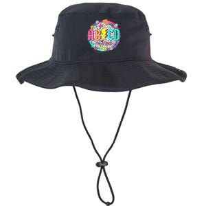 Cute Funny For Prek Teacher Abcd Rock Prek Rocks Legacy Cool Fit Booney Bucket Hat