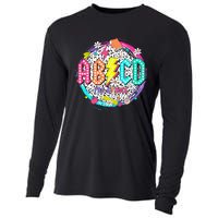 Cute Funny For Prek Teacher Abcd Rock Prek Rocks Cooling Performance Long Sleeve Crew