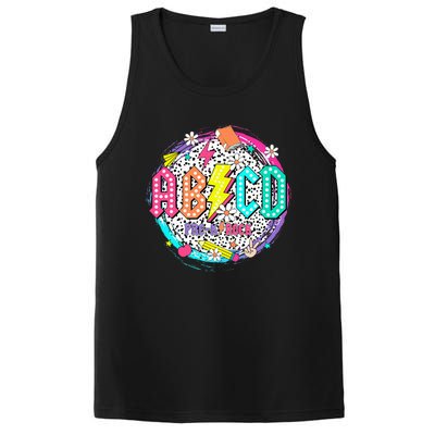 Cute Funny For Prek Teacher Abcd Rock Prek Rocks PosiCharge Competitor Tank