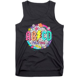 Cute Funny For Prek Teacher Abcd Rock Prek Rocks Tank Top