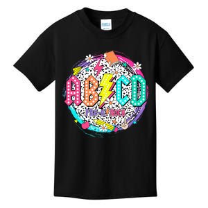 Cute Funny For Prek Teacher Abcd Rock Prek Rocks Kids T-Shirt