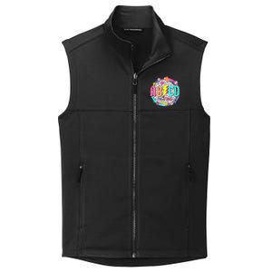 Cute Funny For Prek Teacher Abcd Rock Prek Rocks Collective Smooth Fleece Vest