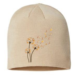 Corgi Flower Fly Dandelion Funny Dog Lover For Mom Sustainable Beanie