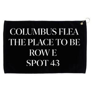 Columbus Farmers Flea Market Grommeted Golf Towel