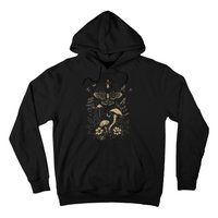 Cute Fairycore Floral Moth Aesthetic Girls Women Hoodie