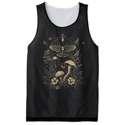 Cute Fairycore Floral Moth Aesthetic Girls Women Mesh Reversible Basketball Jersey Tank