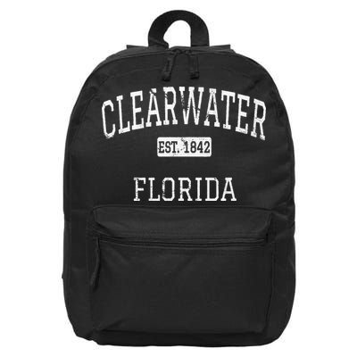 Clearwater Florida FL Vintage 16 in Basic Backpack