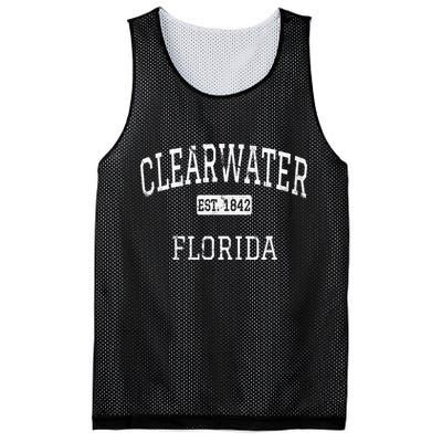 Clearwater Florida FL Vintage Mesh Reversible Basketball Jersey Tank