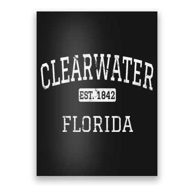 Clearwater Florida FL Vintage Poster