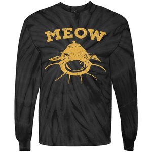 Catfish Fishing Fisherman Meow Catfish Tie-Dye Long Sleeve Shirt