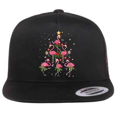 Christmas Flamingo Flamingo's Christmas Tree Classic Flatbill Hat