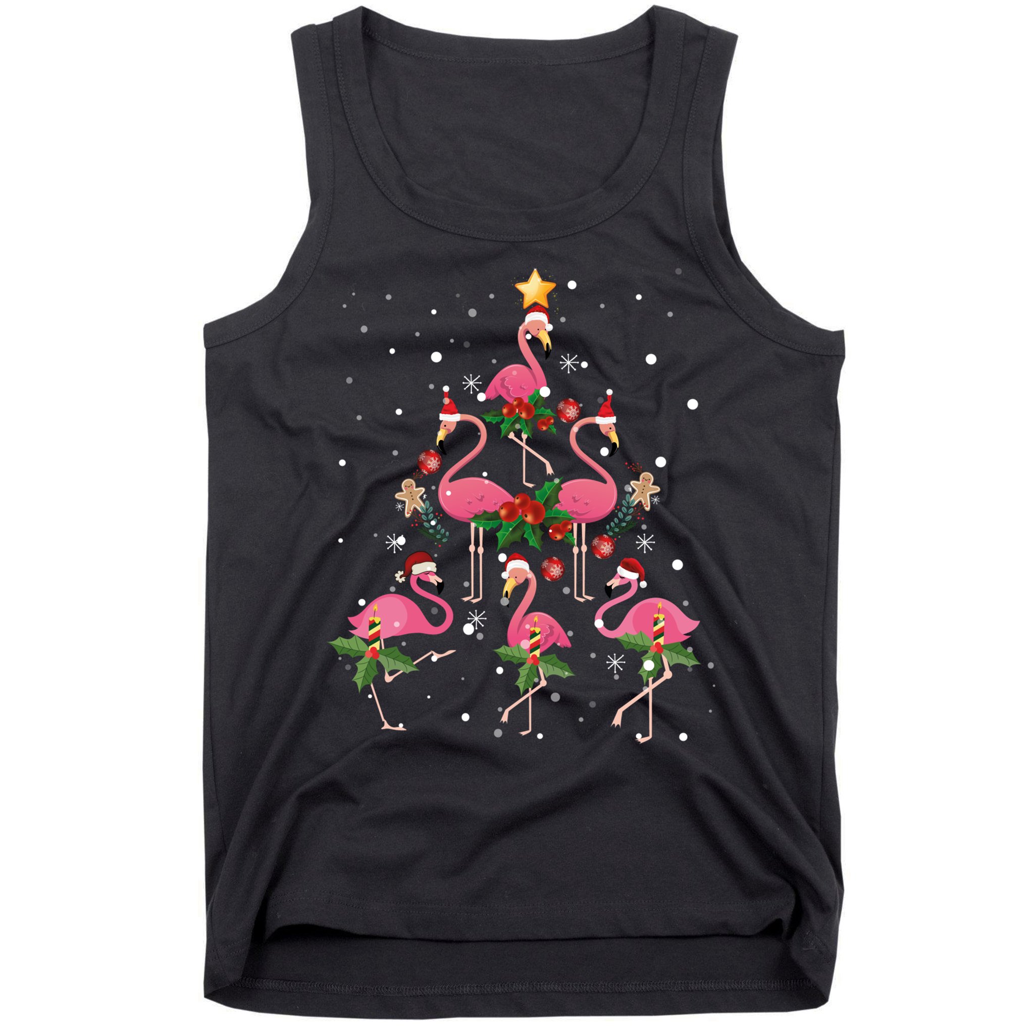 Christmas Flamingo Flamingo's Christmas Tree Classic Tank Top