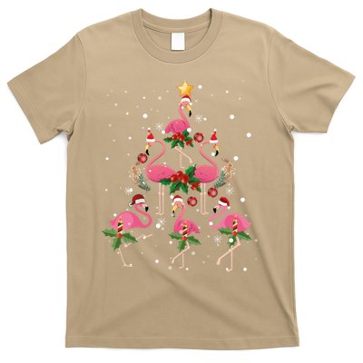Christmas Flamingo Flamingo's Christmas Tree Classic T-Shirt