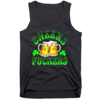 Cheers Fuckers Funny St Patricks Day Irish Drinking Tank Top