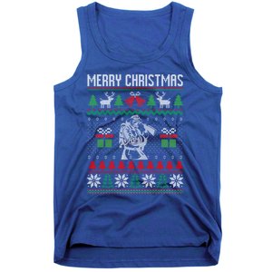 Christmas Firefighter Fire Fire Departt Ugly Gift Tank Top