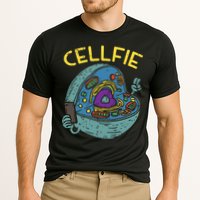 Cell Fie Funny Cellfie Selfie Science Biology Teacher Cooling Performance Crew T-Shirt