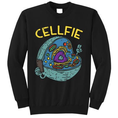 Cell Fie Funny Cellfie Selfie Science Biology Teacher Sweatshirt