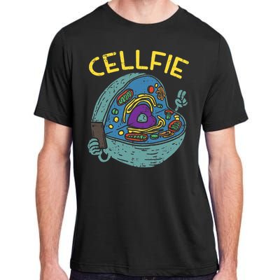 Cell Fie Funny Cellfie Selfie Science Biology Teacher Adult ChromaSoft Performance T-Shirt