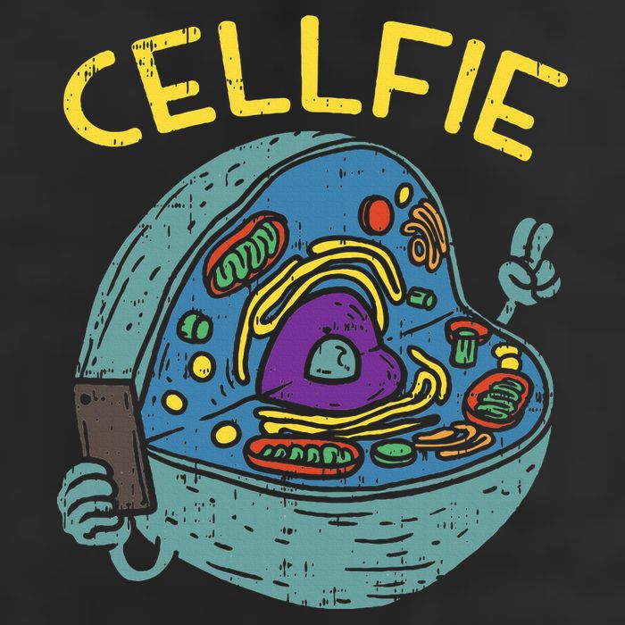Cell Fie Funny Cellfie Selfie Science Biology Teacher 11oz C Handle Ceramic Mug