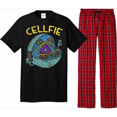 Cell Fie Funny Cellfie Selfie Science Biology Teacher Pajama Set