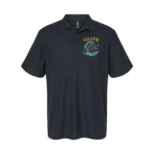 Cell Fie Funny Cellfie Selfie Science Biology Teacher Softstyle Adult Sport Polo