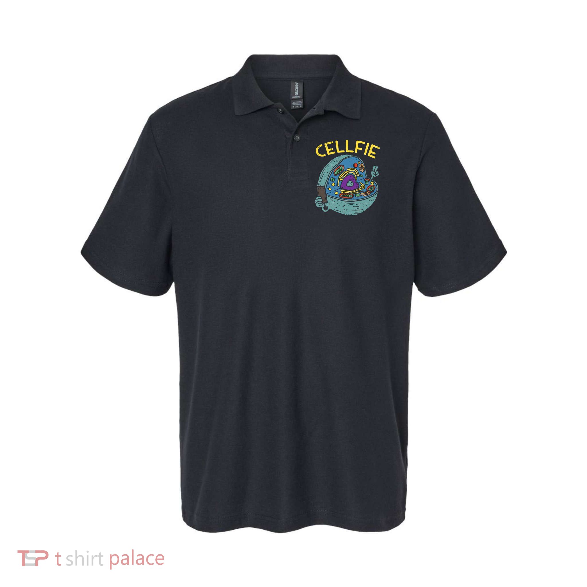 Cell Fie Funny Cellfie Selfie Science Biology Teacher Polo