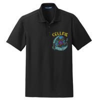 Cell Fie Funny Cellfie Selfie Science Biology Teacher Dry Zone Grid Polo