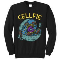 Cell Fie Funny Cellfie Selfie Science Biology Teacher Tall Sweatshirt