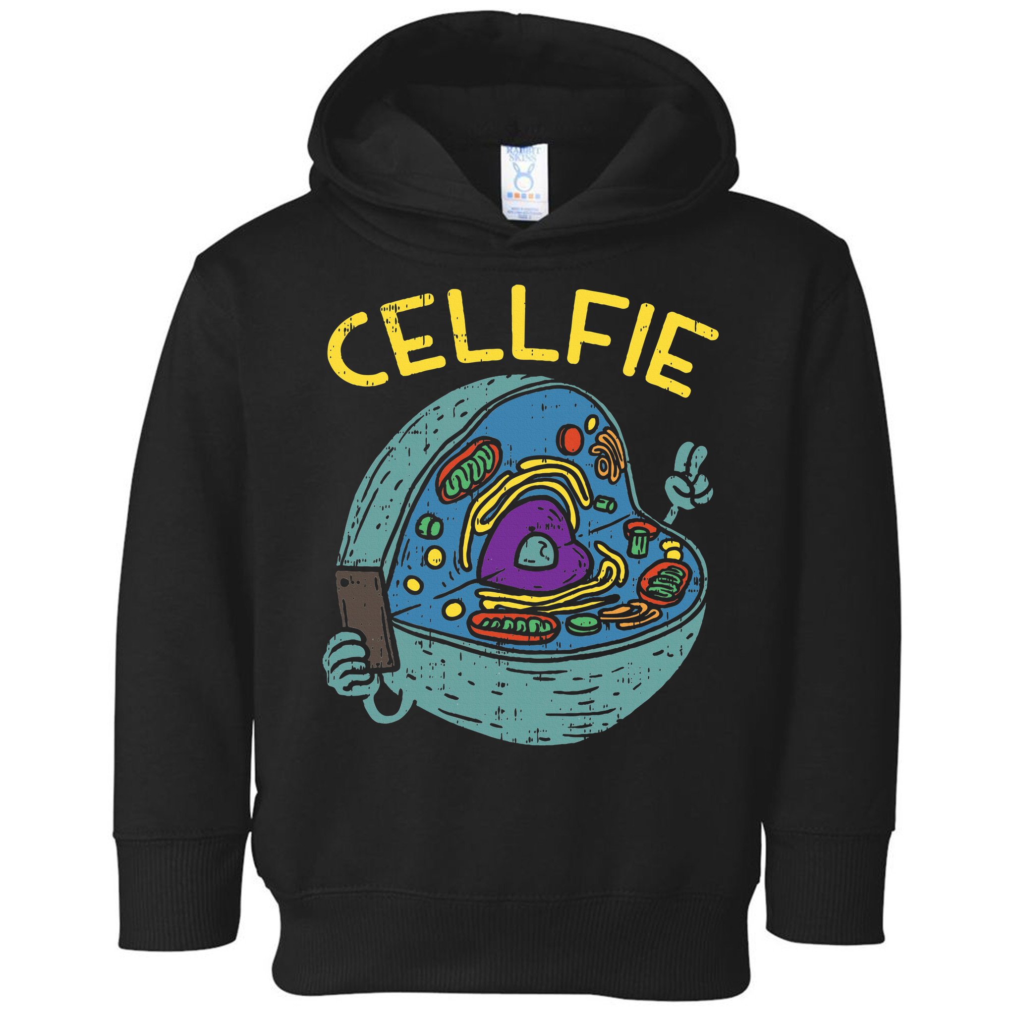 Cell Fie Funny Cellfie Selfie Science Biology Teacher Toddler Hoodie