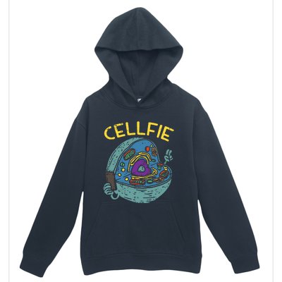 Cell Fie Funny Cellfie Selfie Science Biology Teacher Urban Pullover Hoodie