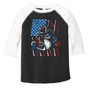 Cool Fishing For Men Women American Flag USA Fish Lover Toddler Fine Jersey T-Shirt