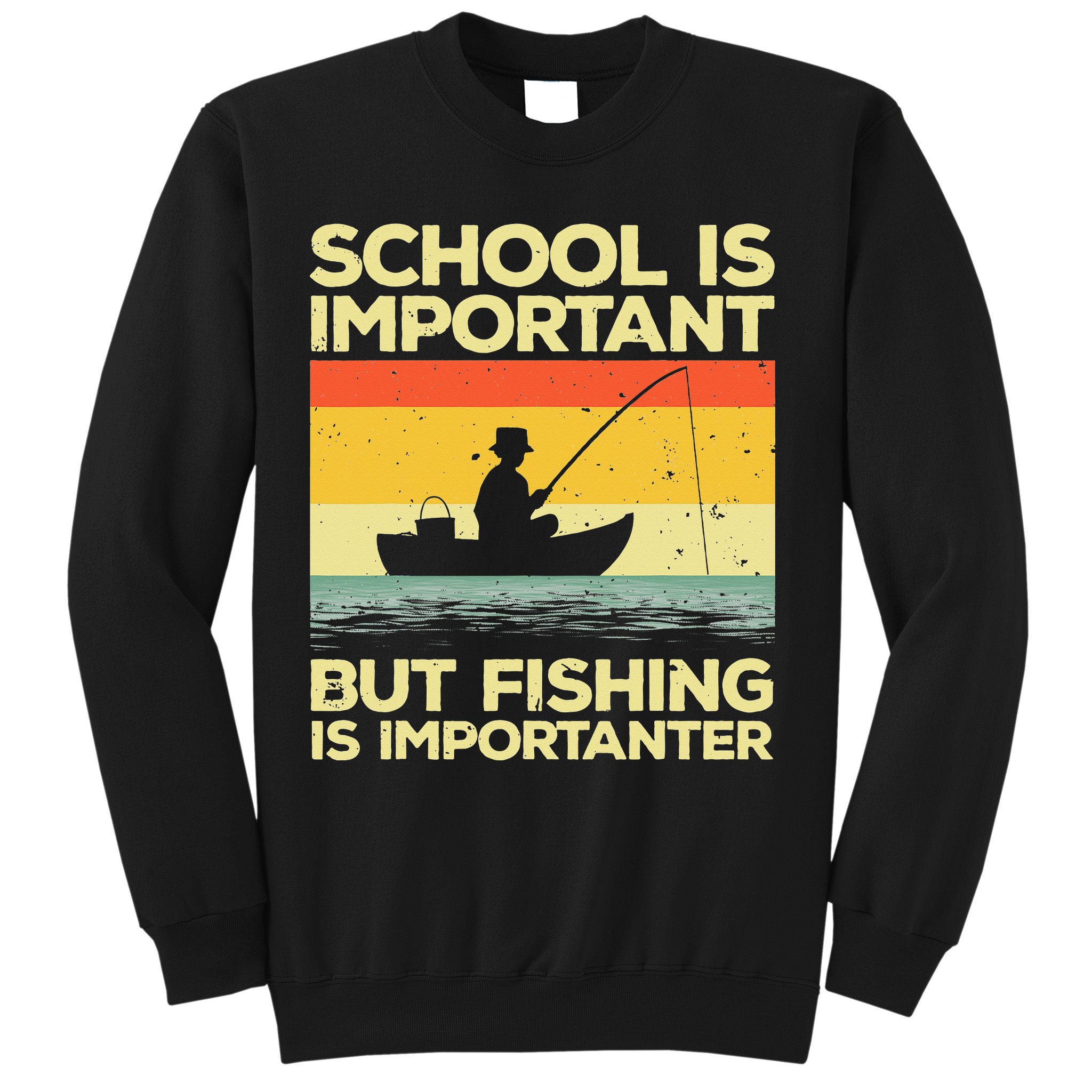 Cool Fishing For Men Women Bass Fishing Fisherman Fish Trout Sweatshirt