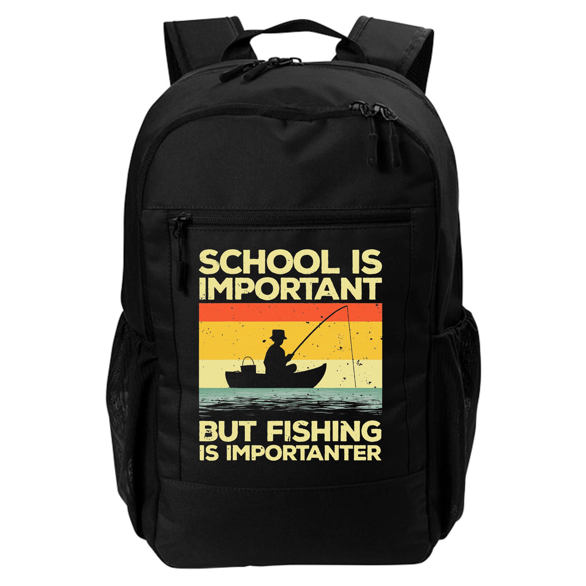 Cool Fishing For Men Women Bass Fishing Fisherman Fish Trout Backpack