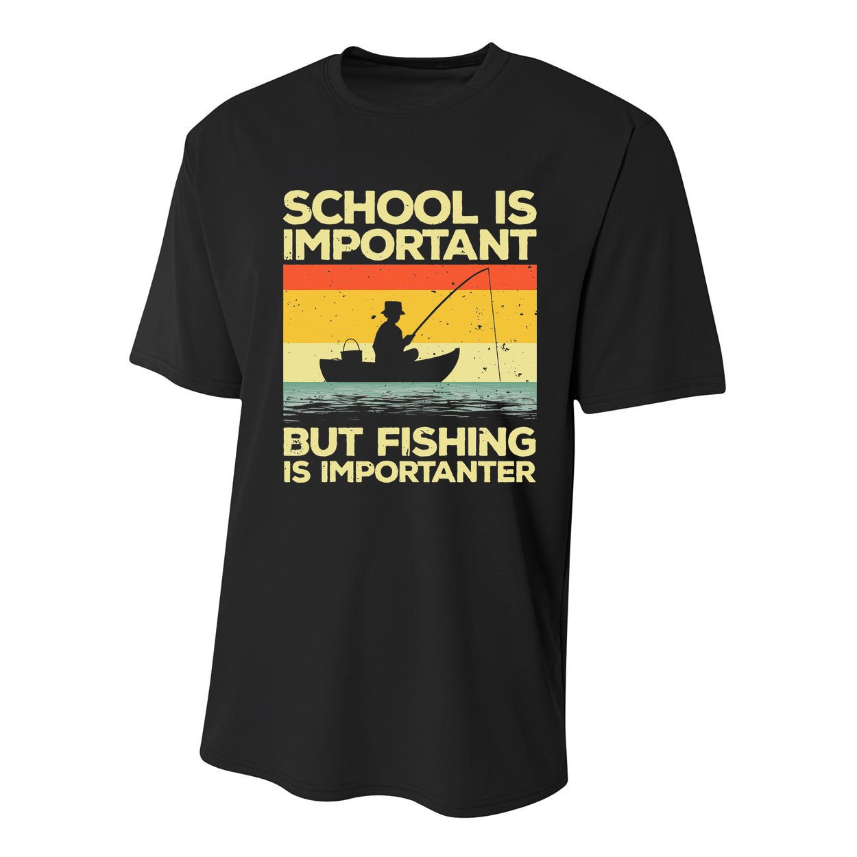 Cool Fishing For Men Women Bass Fishing Fisherman Fish Trout Youth Performance Sprint T-Shirt