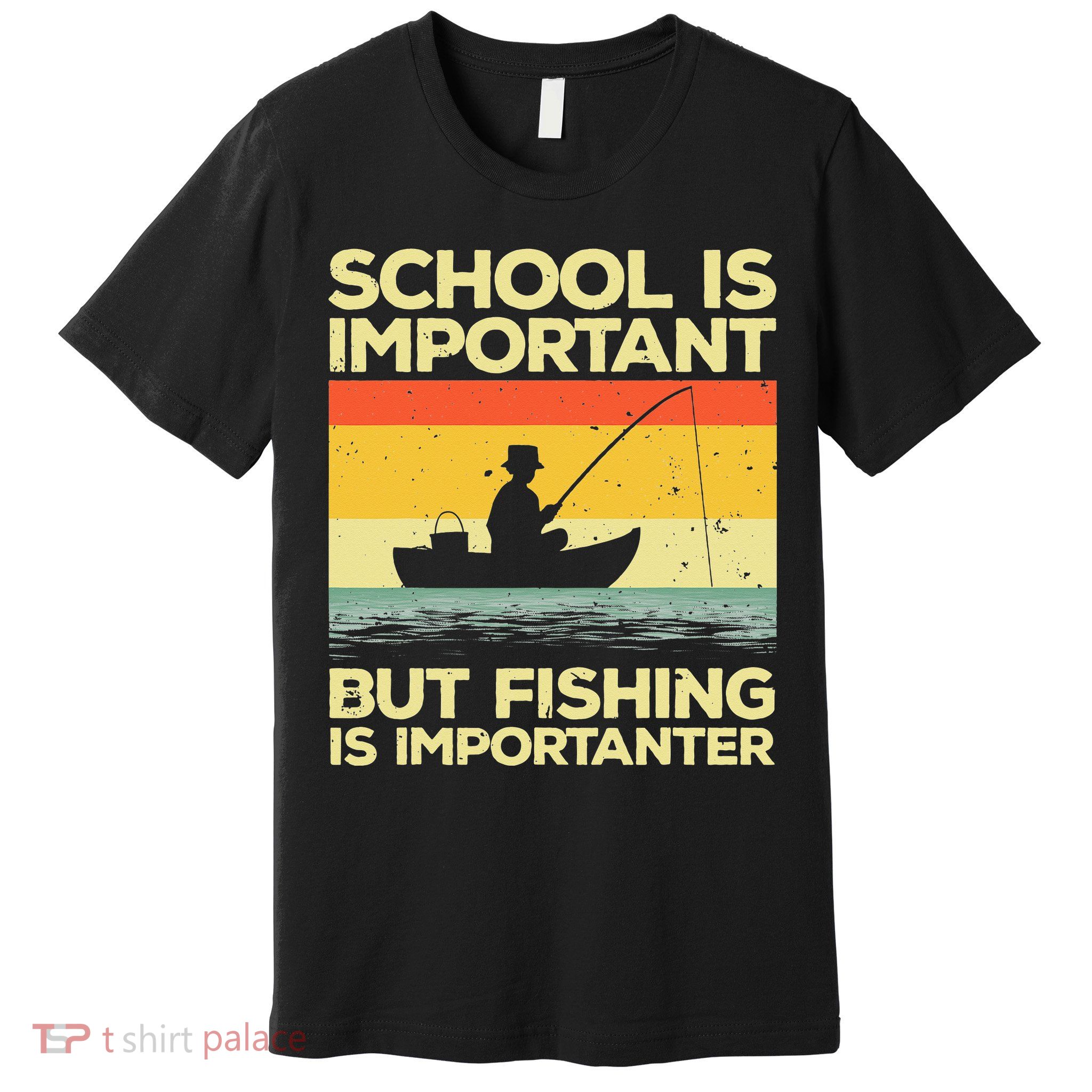 Cool Fishing For Men Women Bass Fishing Fisherman Fish Trout Premium T-Shirt