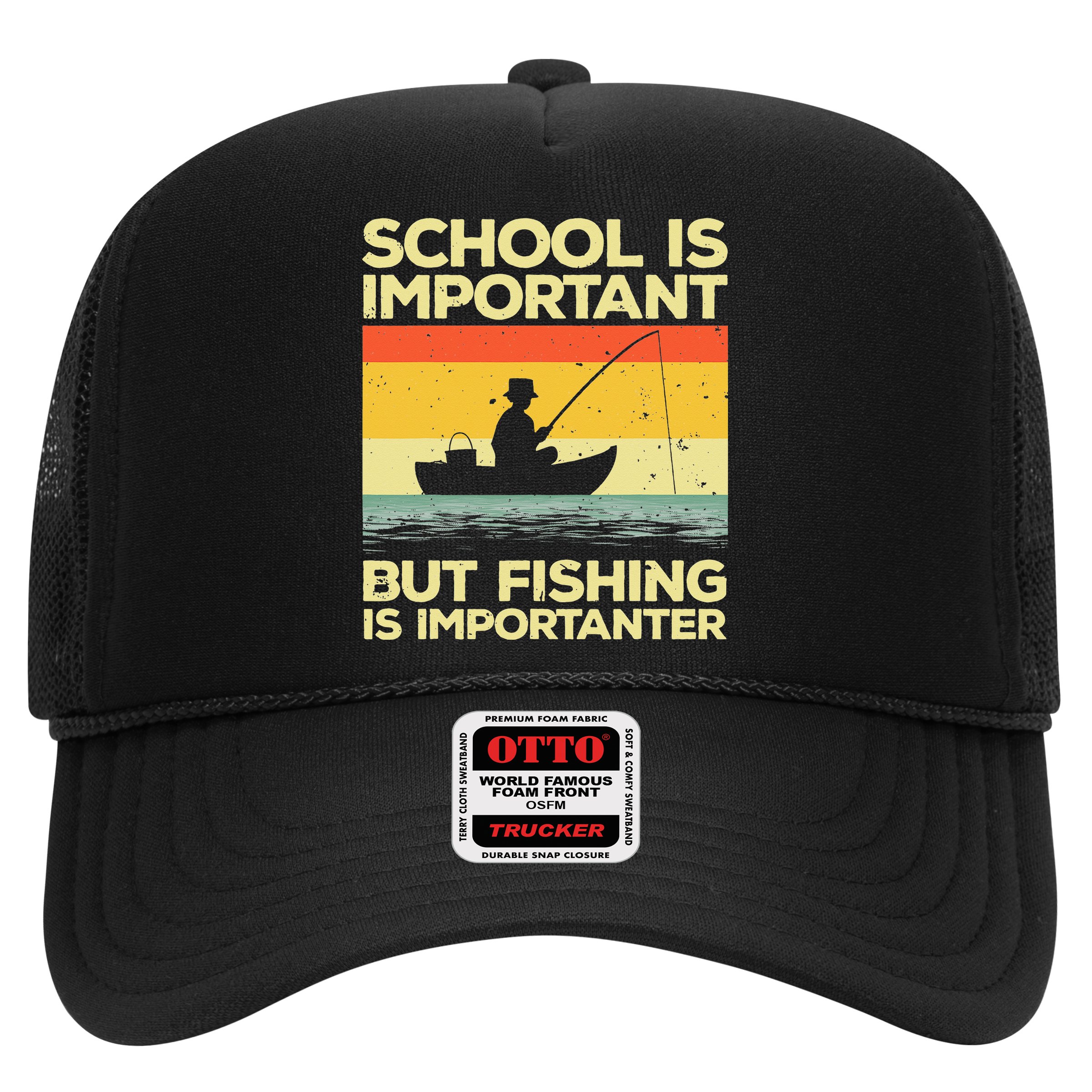 Cool Fishing For Men Women Bass Fishing Fisherman Fish Trout Hat
