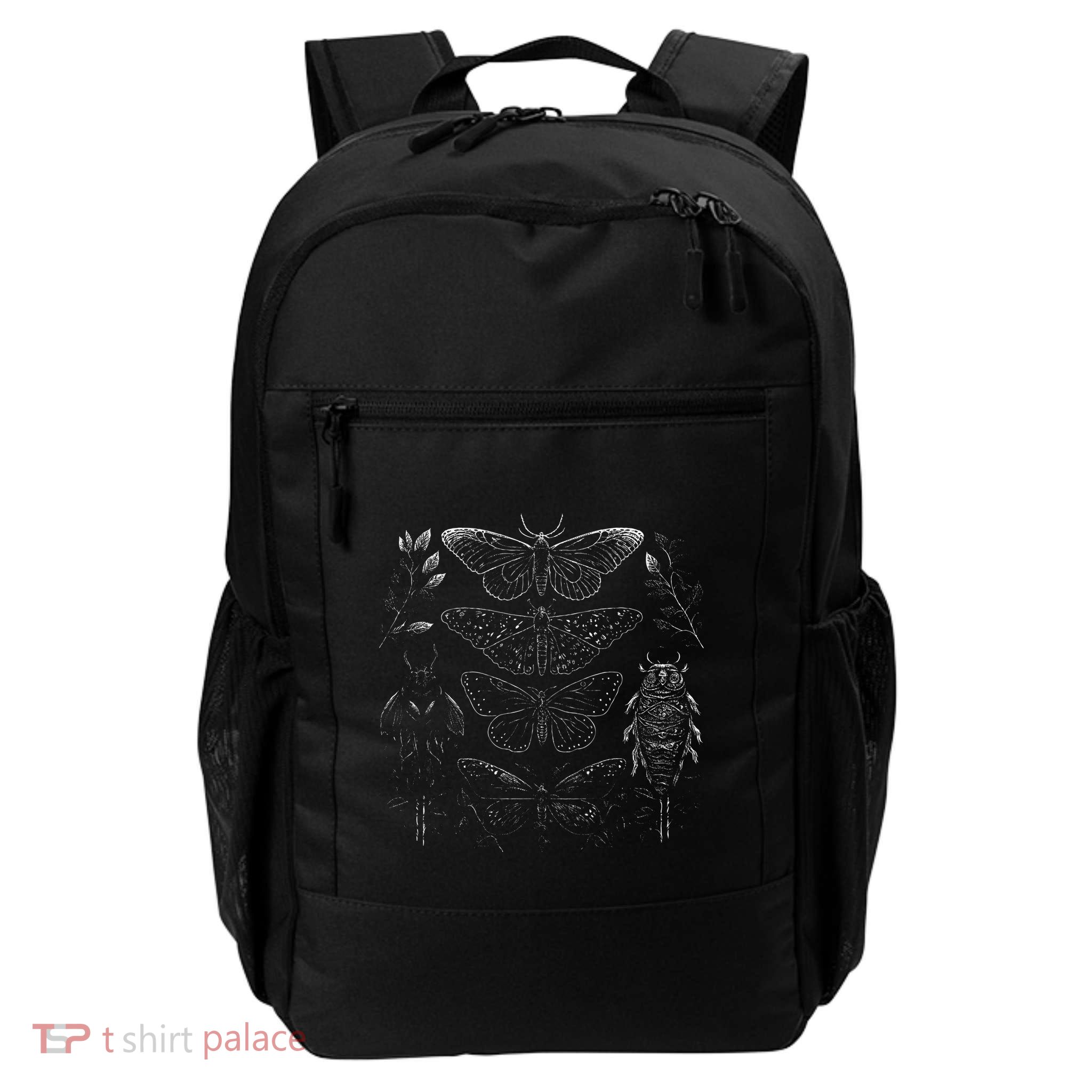 Cute Fairycore Floral Moth Aesthetic Backpack