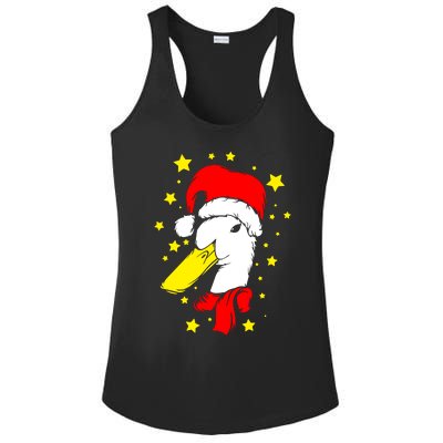 Christmas Funny Family Animal Duck Ladies PosiCharge Competitor Racerback Tank