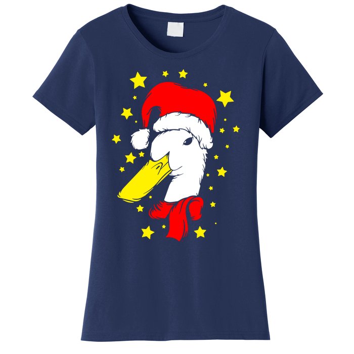 Christmas Funny Family Animal Duck Women's T-Shirt