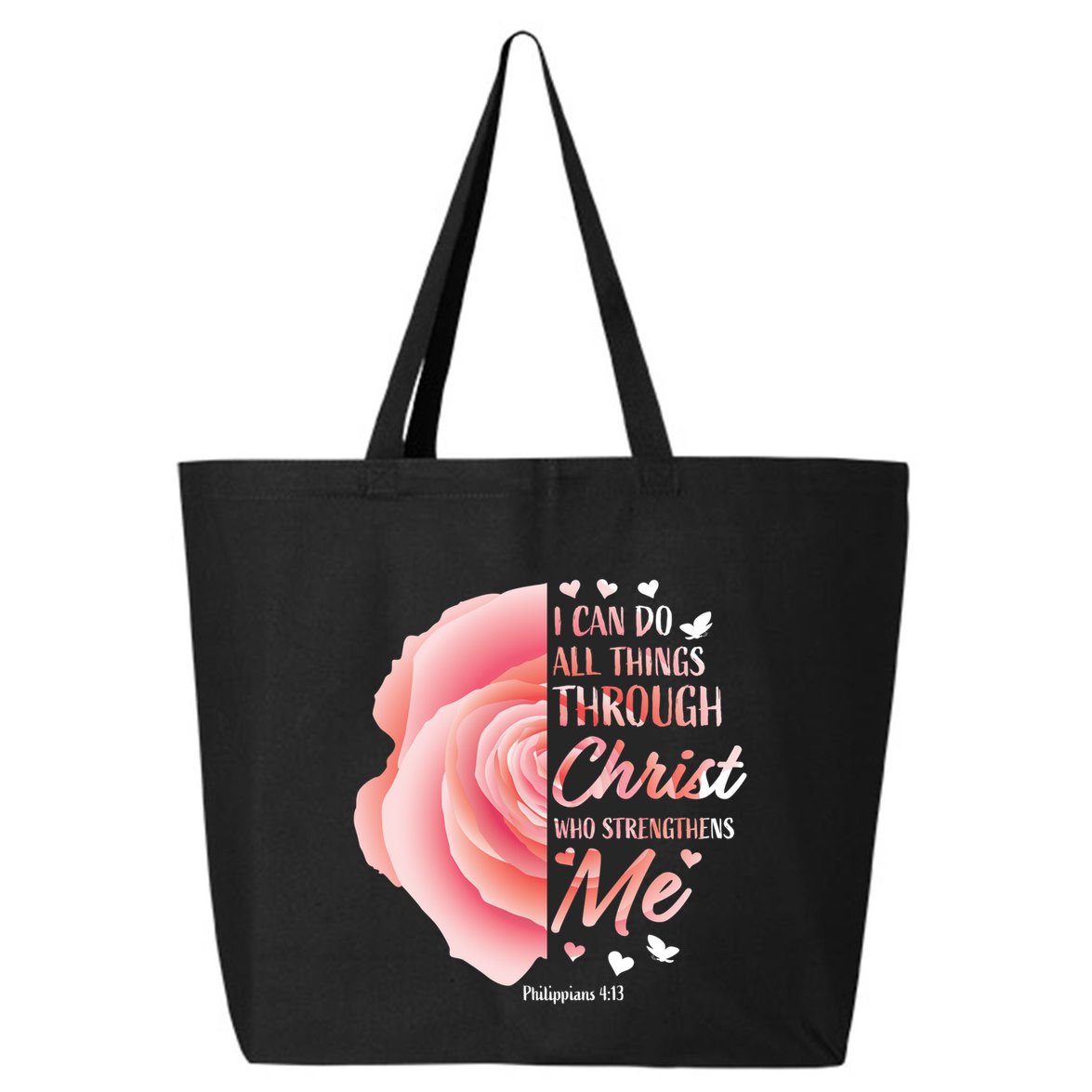 Christian Faith Funny Gift Inspirational Religious Worship Gift 25L Jumbo Tote