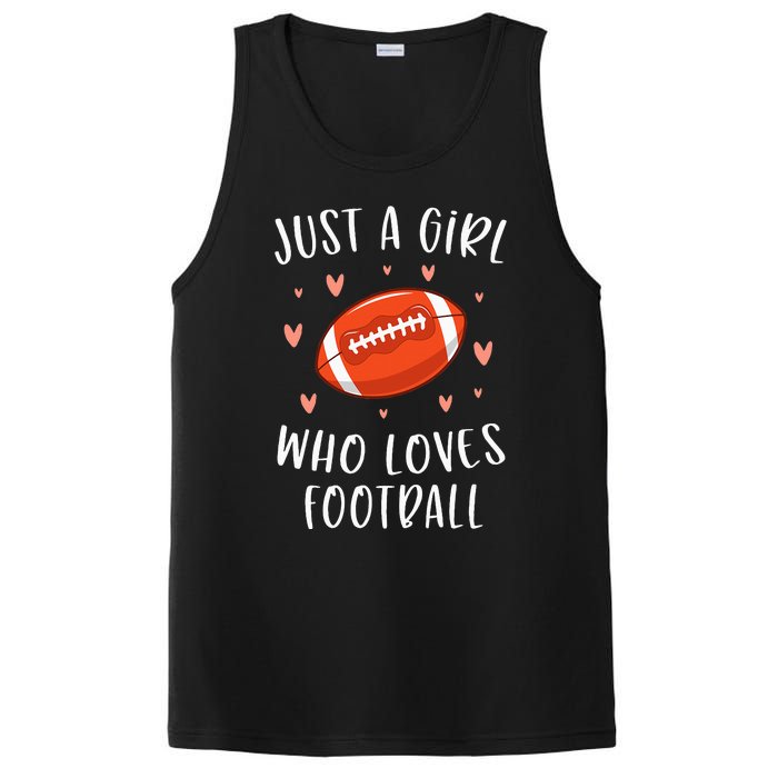 Cute Football For Just A Who Loves Football PosiCharge Competitor Tank