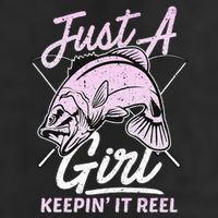 Cute Fishing Funny Keeping It Reel Purple 7 Panel Mesh Trucker Snapback Hat