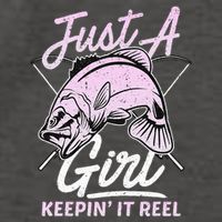 Cute Fishing Funny Keeping It Reel Purple Vector Backpack